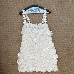 Tularosa Kimmy Ivory Floral Mini Dress